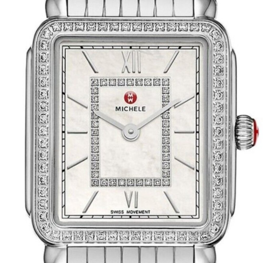Michele Deco II Women's Diamond 0.52CT  Watch MWW06X000038